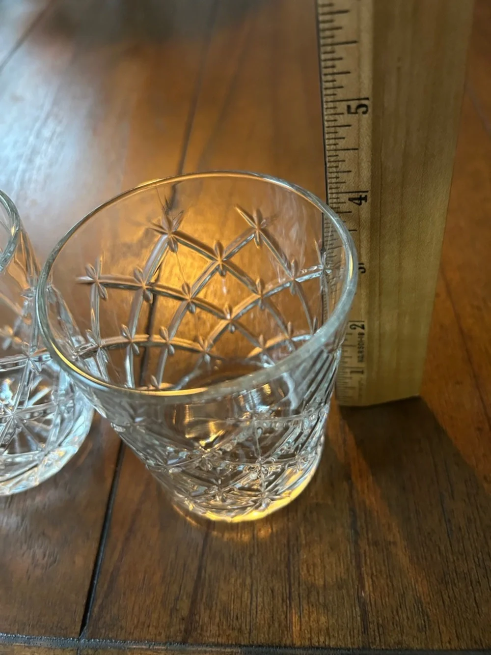 IKEA FLIMRA Rock Glass Tumblers Clear- Set of 2